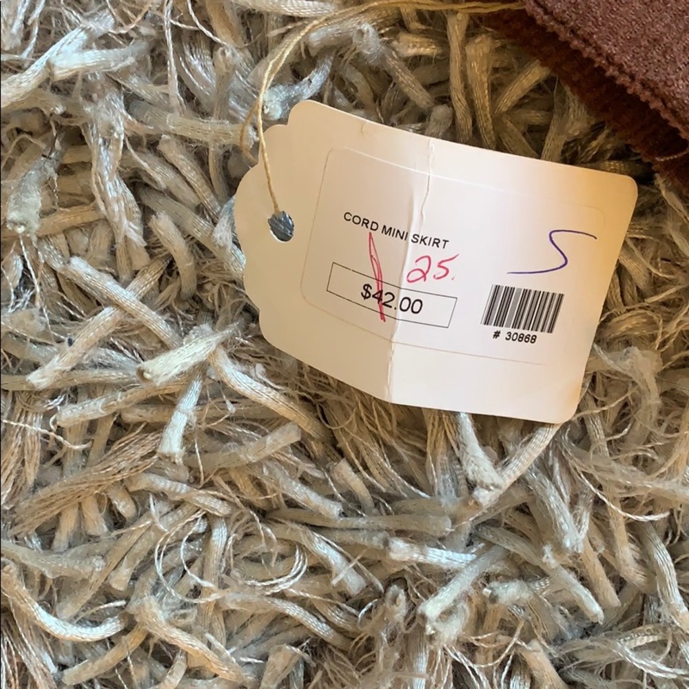 corded mimi skirt